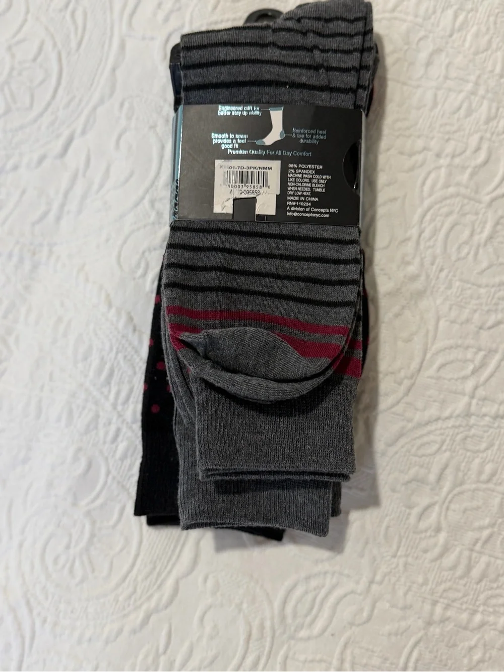Men’s Sock Bundle- (3 Pair) Dress socks Size 6-12–(3 Pair) Work Socks Size 6-12